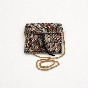 LuLu Flap Mosaic Clutch Puse Pre Owned